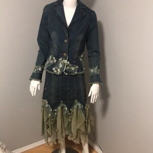 Vintage Fairy meets Country Skirt Set